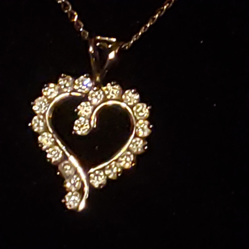 Silver and Swarovski Crystal pendant necklace